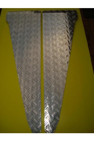 Dessus d'ailes en aluminium stri