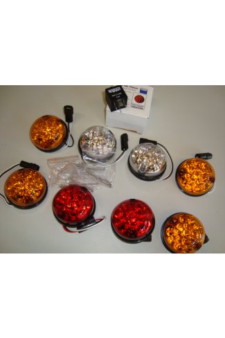 kit 8 feux LED couleurs