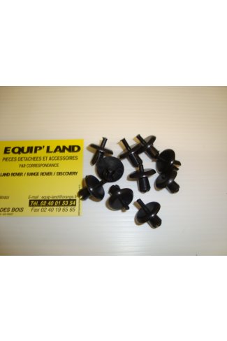 Rivets plastic d'largisseur (10)