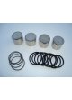 kit 4 pistons+coupelles trier AR 