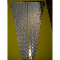 Dessus d'ailes en aluminium stri