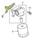 Joint support filtre huile TD5